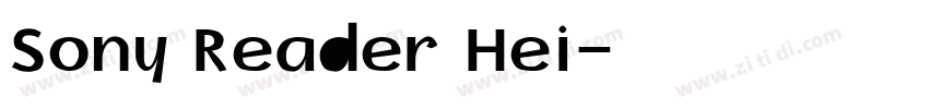 Sony Reader Hei字体转换